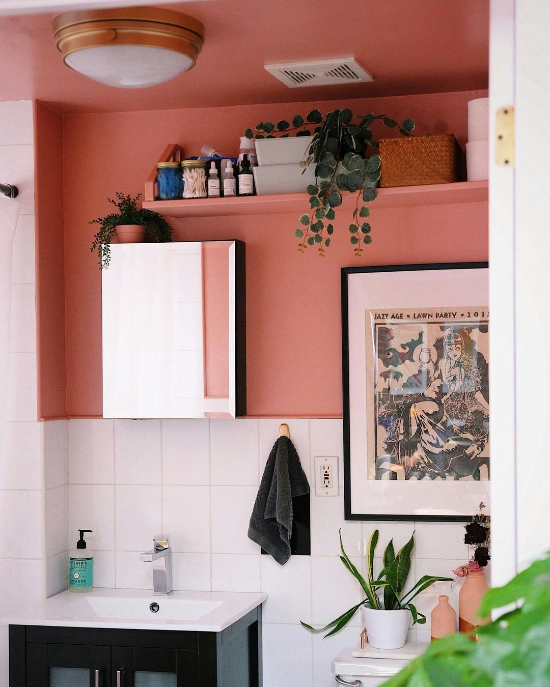 36 HOURS IN MARRAKESH, warm, earthy pink paint color by Backdrop. – Best Sellers, Orange, Our Picks, Pink, Paint, Add Me, Bathroom, Accents