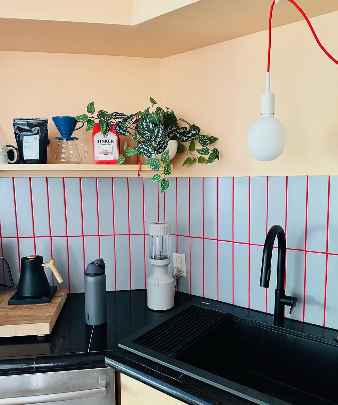 EARTHLY DELIGHTS, light peach paint color by Backdrop. – Light, Orange, Yellow, Paint, Kitchen