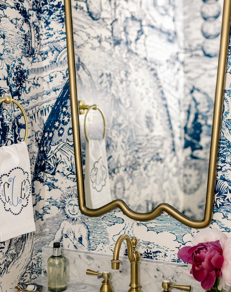 explore the allure of the modern toile, a captivating wallpaper creation by johnson hartig from libertine. this enigmatic, layered design draws inspiration from renaissance drawings, offering a contemporary twist with its large-scale format. immerse your space in a statement pattern that seamlessly blends mystique and modernity, featuring a room-enveloping repeat for a truly on-trend aesthetic.  by Backdrop. – Add Me, Bathroom, Wallcoverings