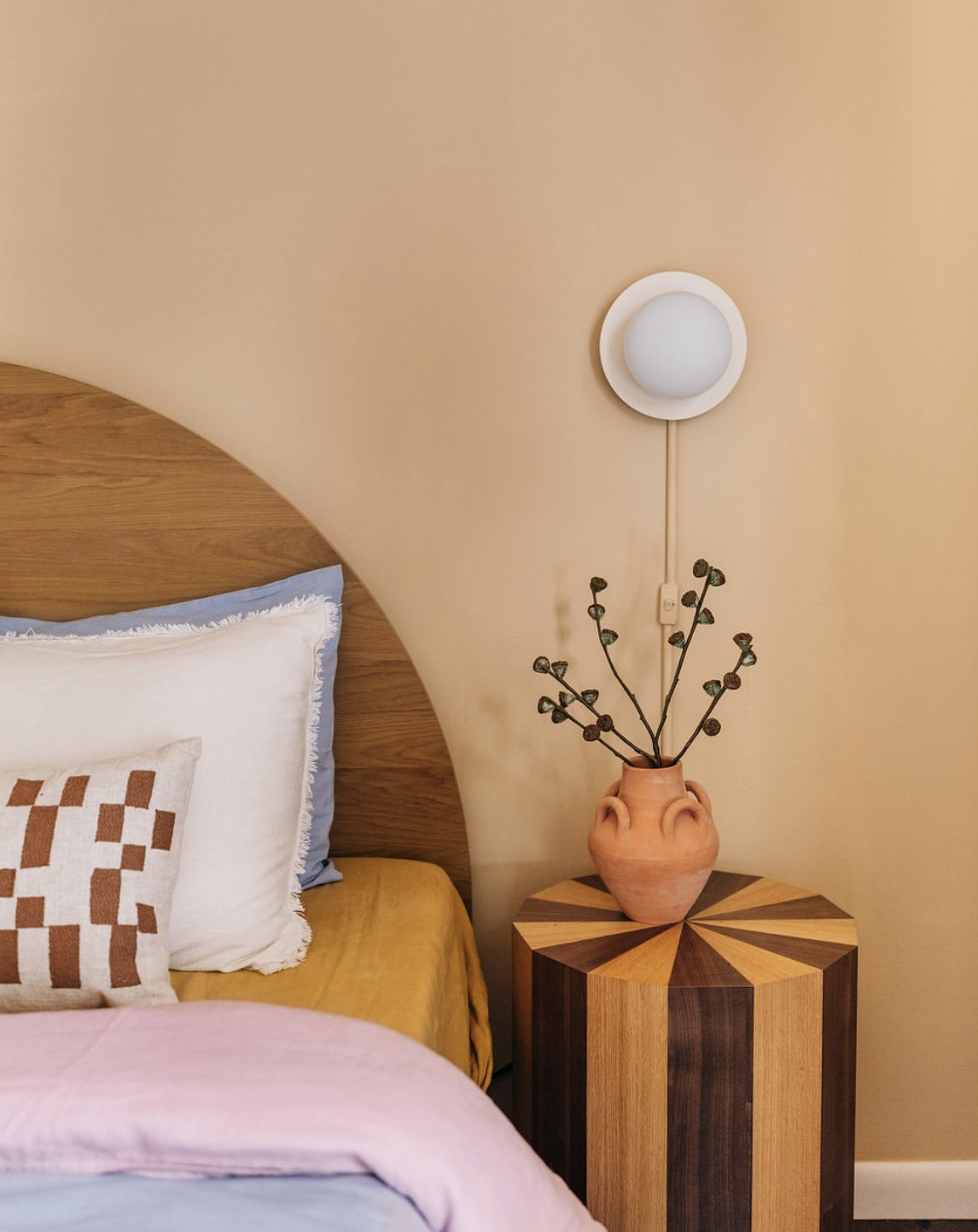 BROOKLYN COWBOY, warm, earthy beige paint color by Backdrop. – Beige, Brown, Light, Neutral, Bedroom