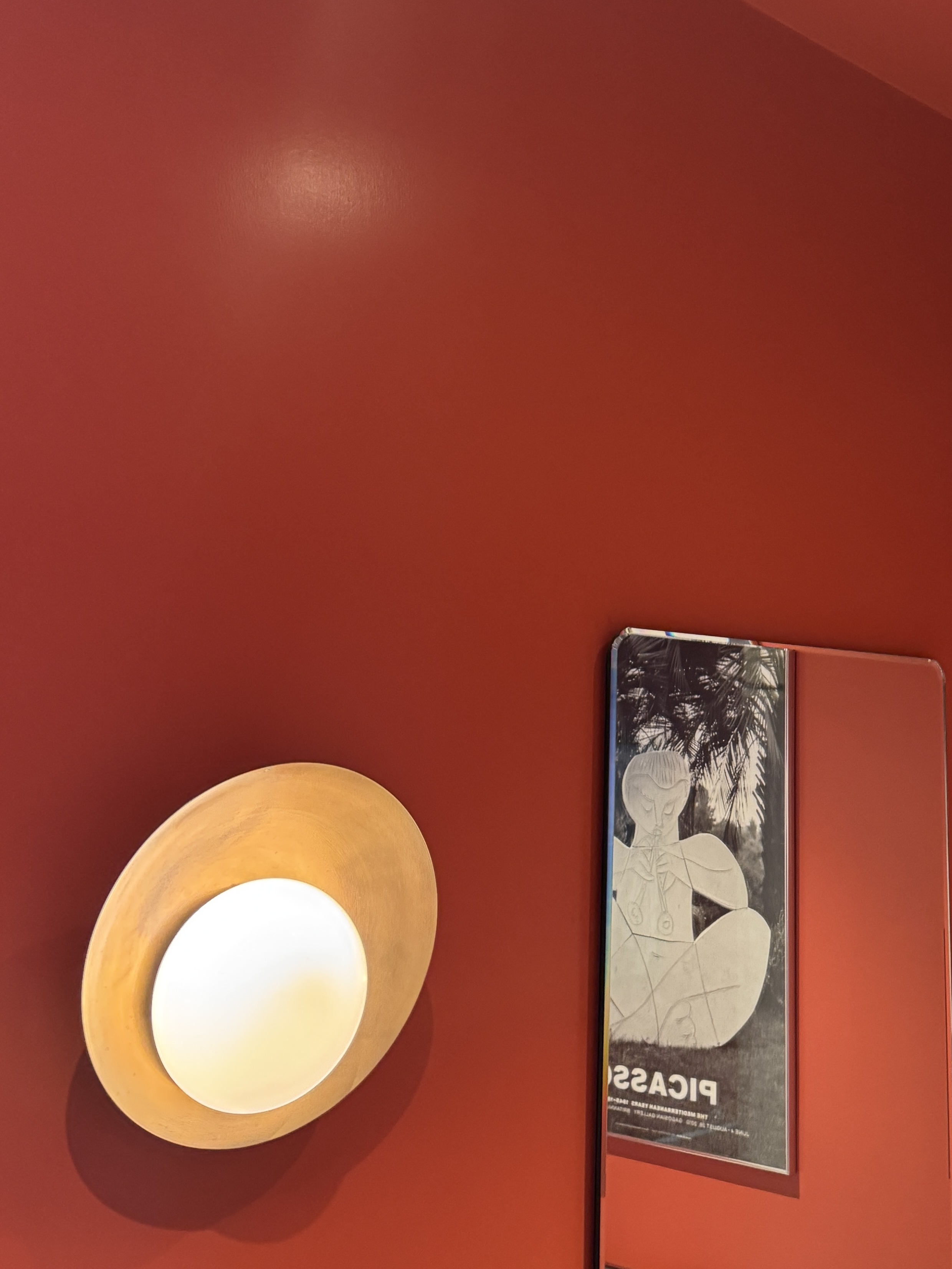 NEGRONI, orange-red paint color by Backdrop. – Bold, Red, Commercial