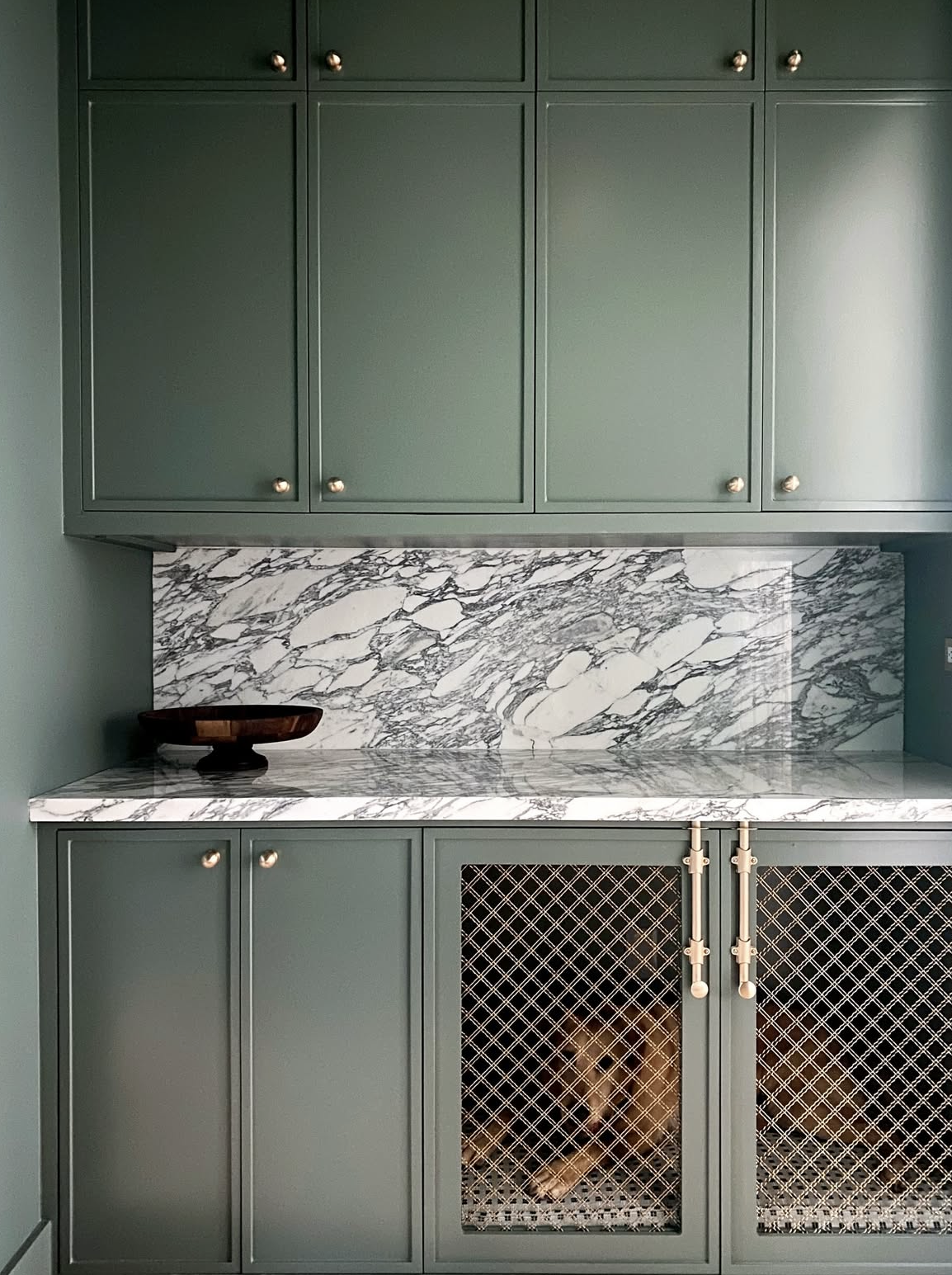 WEEKEND UPSTATE, dark green with a hint of blue paint color by Backdrop. – Best Sellers, Dark, Green, Our Picks, Entryway, Kitchen, Accents, Cabinet