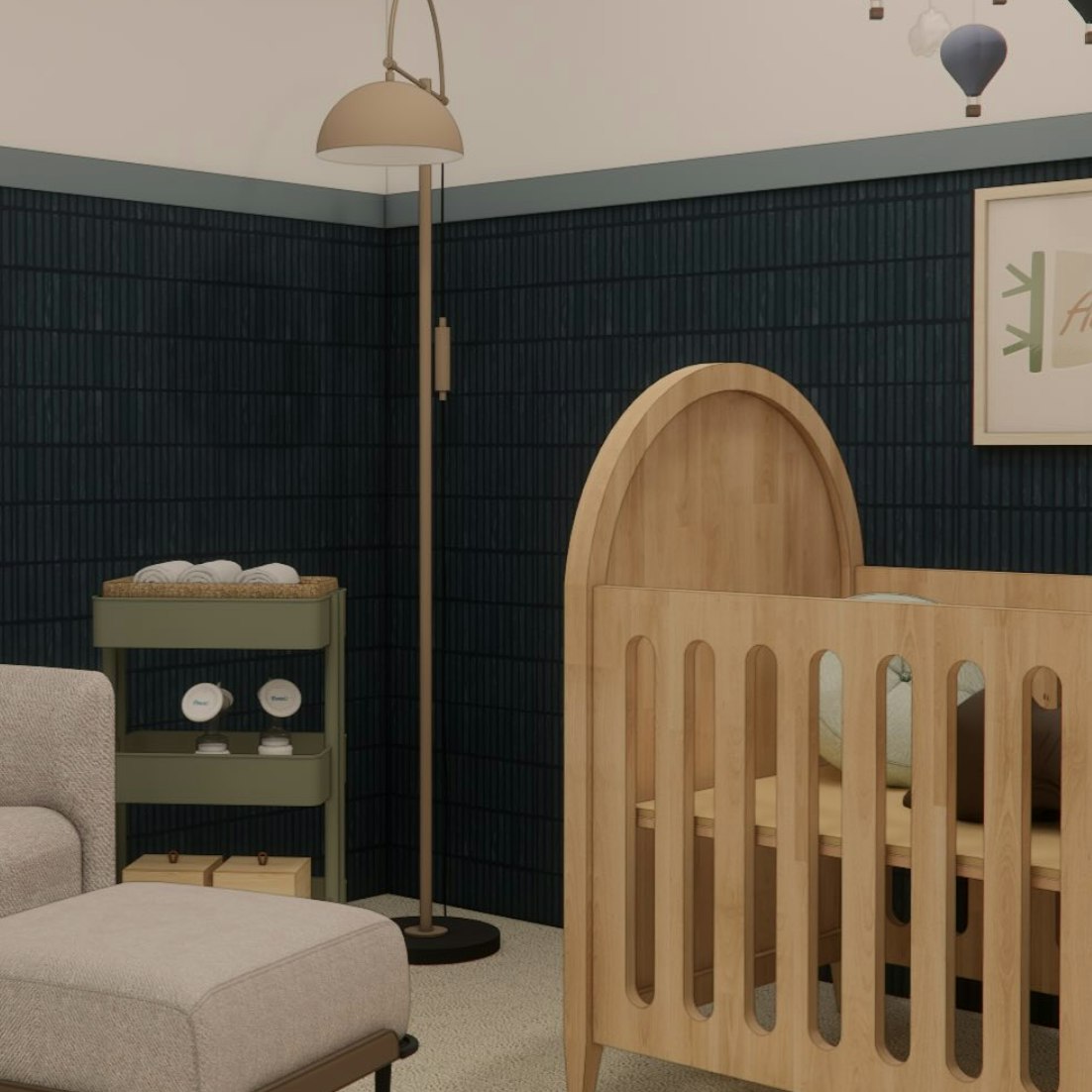 simple geometries are arranged to achieve perfect imperfection. inspired and named from the japanese aesthetic philosophy, wabi-sabi brings texture and subtle color to the forefront with tonal shifts ebbing and flowing in a rhythmic mid-scale design. made from original painted artwork. by Backdrop. – Kids Room, Accents, Wallcoverings